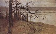 Levitan, Isaak Flood at the Sura Germany oil painting artist